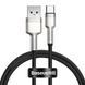 Кабель Baseus Cafule Metal Data Type-C 66W (0.25m) (CAKF000001) Black 271346 фото 11