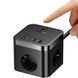 Зарядний Пристрій Baseus PowerCombo Cube Power Strip 30W (3xAC+2xUSB+2xType-C) 1.5m (E00066400117-00) Black 326280 фото 5