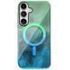 Чохол TPU Shiny Mountain (MagFit) для Samsung Galaxy S24 FE Green / Blue 377608 фото 1