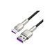 Кабель Baseus Cafule Metal Data Type-C 66W (0.25m) (CAKF000001) Black 271346 фото 2