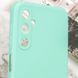 Силіконовий чохол Candy Full Camera для Samsung Galaxy A24 4G Зелений / Menthol 273754 фото 5