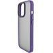 TPU+PC чохол Metal Buttons для Apple iPhone 15 Pro Max (6.7") Темно-Фіолетовий 275296 фото 1
