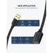 Кабель UGREEN US129 USB 3.0 Extension Male Cable 0.5m (30125) Black 314306 фото 2