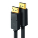 Кабель UGREEN DP102 DP Male To Male Cable 1.5m Black (10245) 278866 фото 3