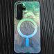 Чохол TPU Shiny Mountain (MagFit) для Samsung Galaxy S24 FE Green / Blue 377608 фото 4