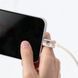 Кабель Baseus Crystal Shine Series Fast Charging Data USB кабель USB To IP 2.4A 1.2m (CAJY001104) Pink 260563 фото 5