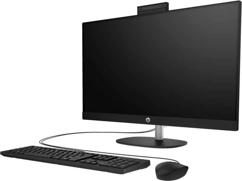 Комп'ютер персональний моноблок HP All-in-One 27" FHD IPS AG, Intel i3-1315U, 16GB, F512GB, UMA, WiFi, кл+м, DOS, чорний (AR0N6EA) 373002 фото
