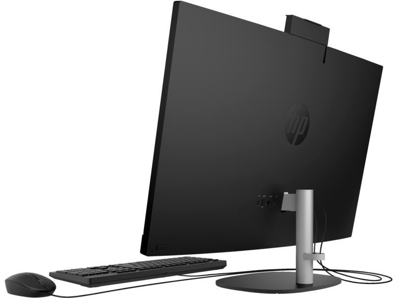 Комп'ютер персональний моноблок HP All-in-One 27" FHD IPS AG, Intel i3-1315U, 16GB, F512GB, UMA, WiFi, кл+м, DOS, чорний (AR0N6EA) 373002 фото