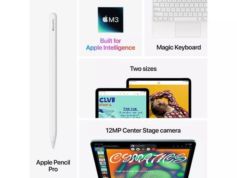 Планшет Apple iPad Air 7 11 (2025) Wi-Fi + LTE 256GB Blue 354036 фото