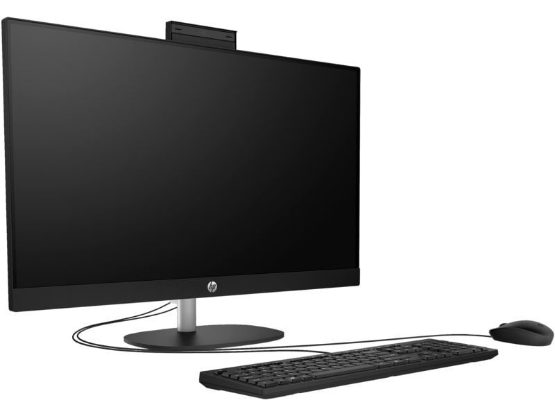 Комп'ютер персональний моноблок HP All-in-One 27" FHD IPS AG, Intel i3-1315U, 16GB, F512GB, UMA, WiFi, кл+м, DOS, чорний (AR0N6EA) 373002 фото