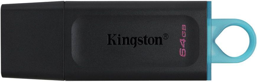 Флеш-пам'ять USB Kingston DataTraveler Exodia 64GB Black+Teal (DTX/64GB) 319769 фото