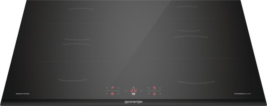 Варильна поверхня Gorenje індукційна, 60см, PowerBoost, TouchControl, чорний (GI6401BC) 367109 фото