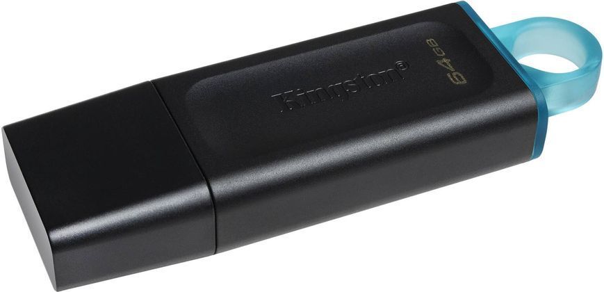 Флеш-пам'ять USB Kingston DataTraveler Exodia 64GB Black+Teal (DTX/64GB) 319769 фото