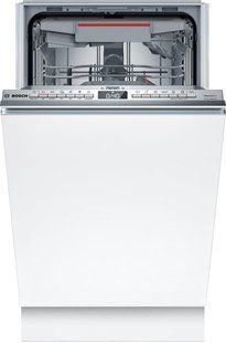 Посудомийна машина Bosch вбудована, 10компл., A+, 45см, дисплей, 3й кошик, білий 390000 фото