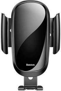 Автомобільний тримач Baseus Future Gravity Car Mount Holder (SUYL-WL01) Black 192588 фото