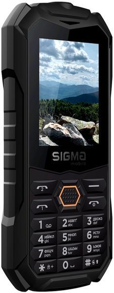 Телефон Sigma Mobile Х-treme PV68 Black-Orange 357831 фото