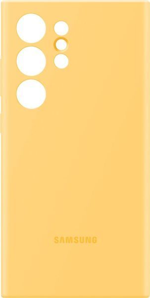 Чохол-накладка Samsung S24 Ultra Silicone Case EF-PS928TYEGWW Yellow 285907 фото