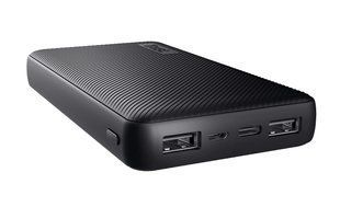 Акумулятор портативний літій-іонний power bank Trust Primo ECO, 20000мА&middot;год, 2хUSB-A/USB-C, 15W, чорний 363964 фото