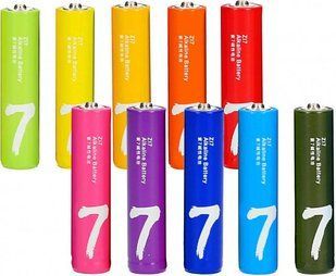 Батарейки Xiaomi Alkaline Battery ZI7 Rainbow LR03 (AAA) (10шт) 213254 фото