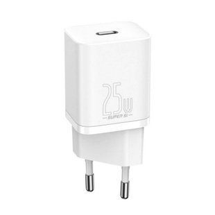 Зарядний Пристрій Baseus Super Si Quick Charger 1C 25W (CCSP020102) White 253860 фото