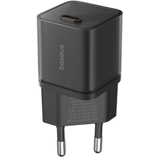 Зарядний Пристрій Baseus GaN5S 30W Wall charger 1Type-C (P10162504113-00) Black 289543 фото