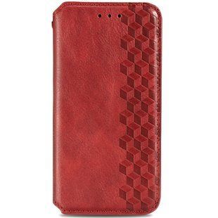 Шкіряний чохол книжка GETMAN Cubic (PU) для Xiaomi Redmi Note 11 Pro 4G/5G / 12 Pro 4G Червоний 255890 фото
