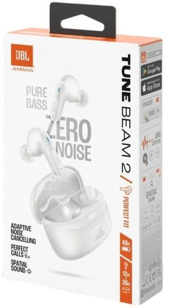 Навушники JBL TUNE Beam 2 (JBLTBEAM2WHT) White 327675 фото