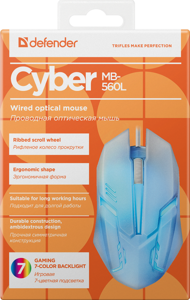 Миша DEFENDER (52561)Cyber MB-560L 306319 фото