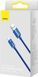 Кабель Baseus Crystal Shine Series Fast Charging Data USB кабель USB To Type-C 100 W 2M (CAJY000503) Blue 253538 фото 5