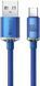 Кабель Baseus Crystal Shine Series Fast Charging Data USB кабель USB To Type-C 100 W 2M (CAJY000503) Blue 253538 фото 2