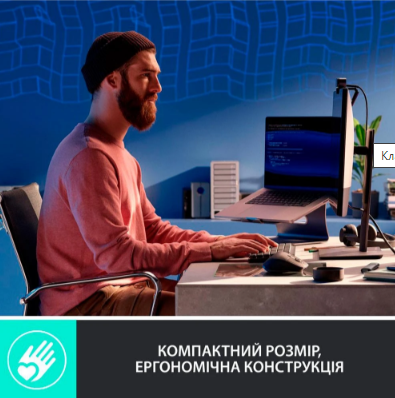 Клавіатура LOGITECH MX Mechanical Mini Minimalist Wireless GRAPHITE-US INT'L-2.4GHZ/BT - TAC 306743 фото