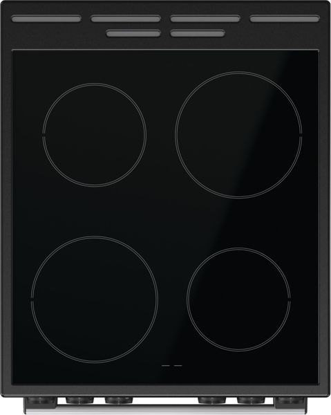 Плита Gorenje електрична склокерамічна, 70л, 50x60см, дисплей, програматор, сірий (GEC5C41SG) 374404 фото