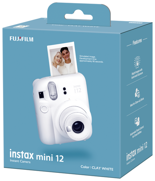 Фотокамера FUJI INSTAX MINI 12 Глиняно-біла 304999 фото