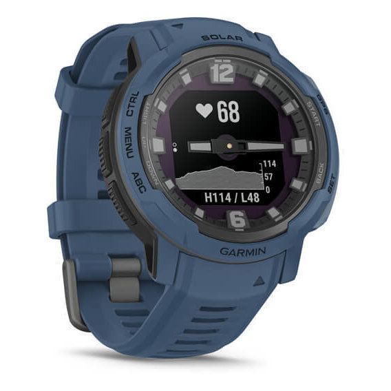 Смарт-годинник Garmin Instinct Crossover Solar Tidal Blue (010-02730-12,010-02730-02) 286497 фото