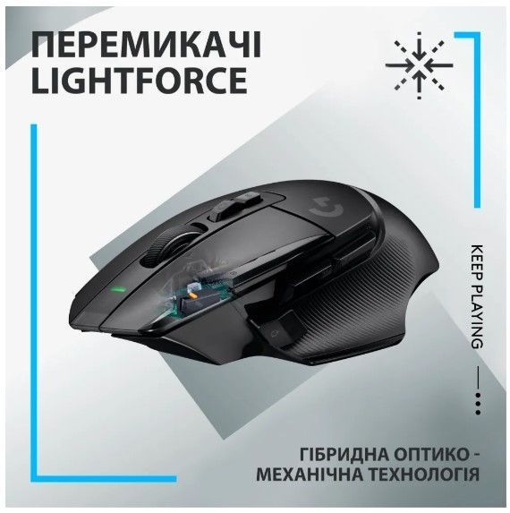 Миша LOGITECH G502 X LIGHTSPEED, Black (910-006180) 306810 фото