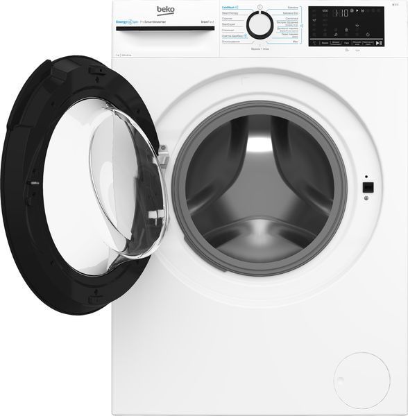 Пральна машина Beko фронтальна, 7кг, 1200, A+++, 50см, дисплей, інвертор, пара, білий (BM3WFSU47235WB) 373962 фото