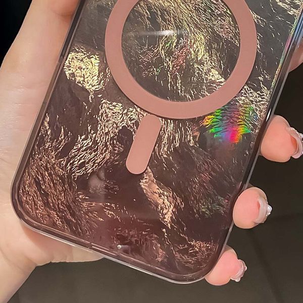 Чохол TPU Shiny Mountain (MagFit) для Apple iPhone 16e (6.1") Chocolate 357058 фото