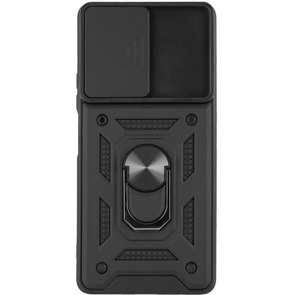 Чохол Ummi Camshield Serge Ring для Xiaomi Redmi Note 10 Pro / 10 Pro Max Чорний 390769 фото