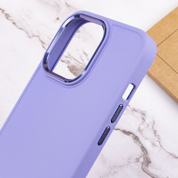 TPU чохол Bonbon Metal Style для Apple iPhone 14 Pro (6.1") Бузковий / Dasheen 257174 фото