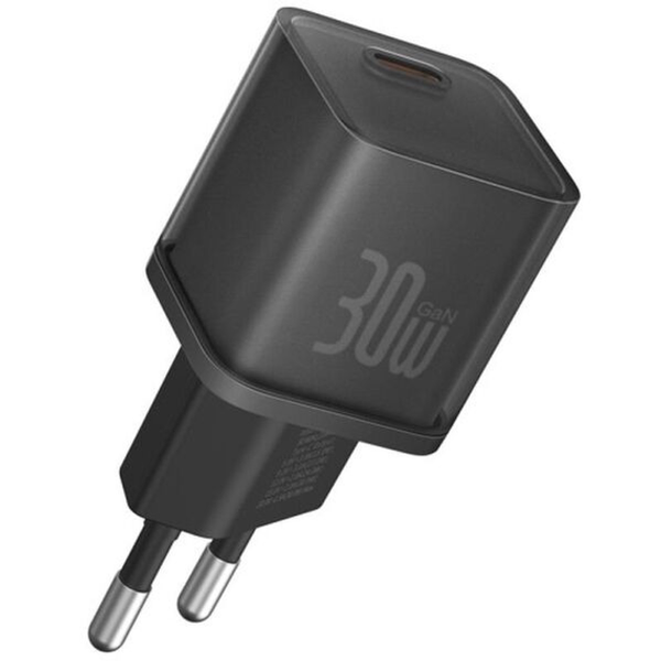 Зарядний Пристрій Baseus GaN5S 30W Wall charger 1Type-C (P10162504113-00) Black 289543 фото
