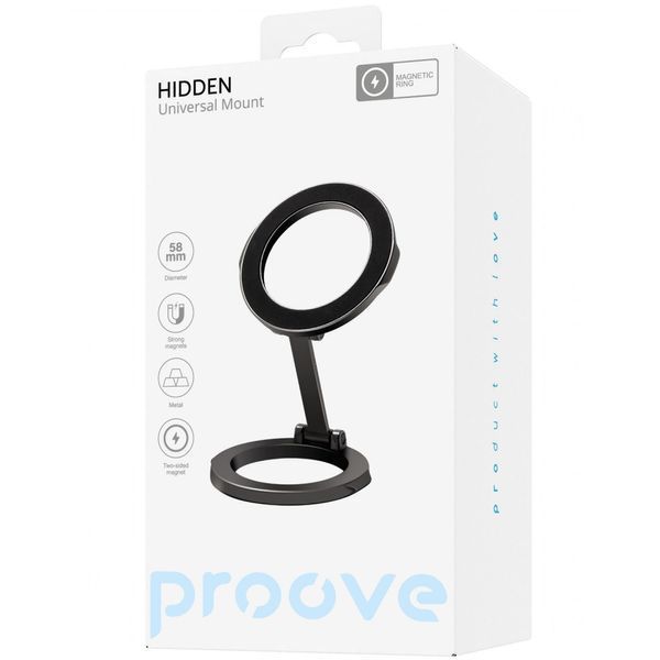 Автомобільний тримач Proove Hidden Universal Type Car Mount (CHHN00000001) gray 361580 фото