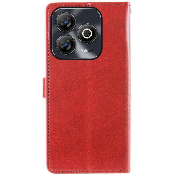 Шкіряний чохол-книжка GETMAN Gallant (PU) для ZTE Blade A75 4G Червоний 358682 фото