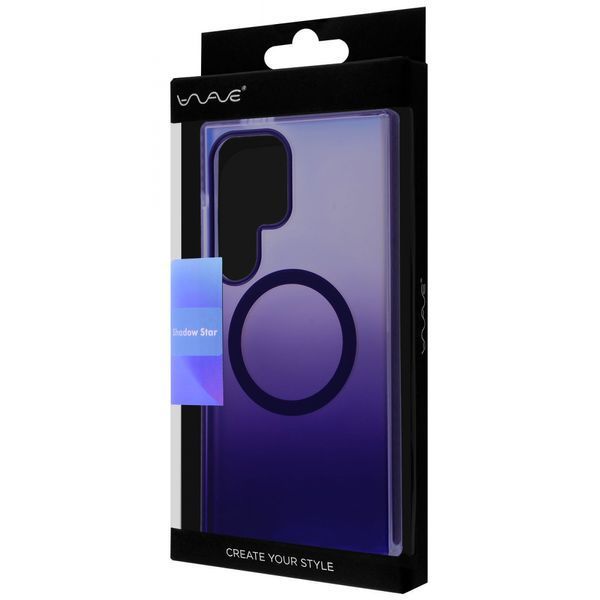 Чохол WAVE Premium Shadow Star Case with Magnetic Ring Samsung Galaxy S24 Ultra blue 332940 фото