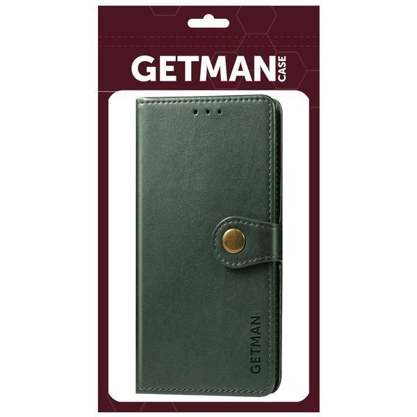 Шкіряний чохол книжка GETMAN Gallant (PU) для Samsung Galaxy S23 FE Зелений 284392 фото