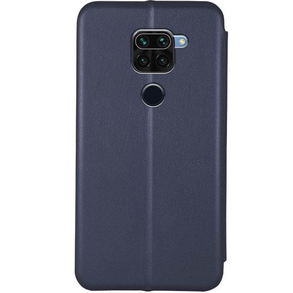 Шкіряний чохол (книжка) Classy для Xiaomi Redmi Note 9 / Redmi 10X Темно-синій 245379 фото