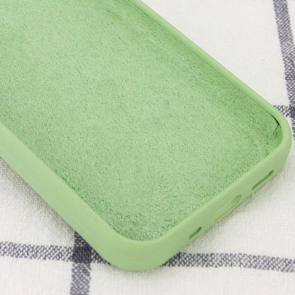 Чохол Silicone Case Full Protective (AA) NO LOGO для Apple iPhone 12 Pro Max (6.7") М'ятний / Mint 321170 фото