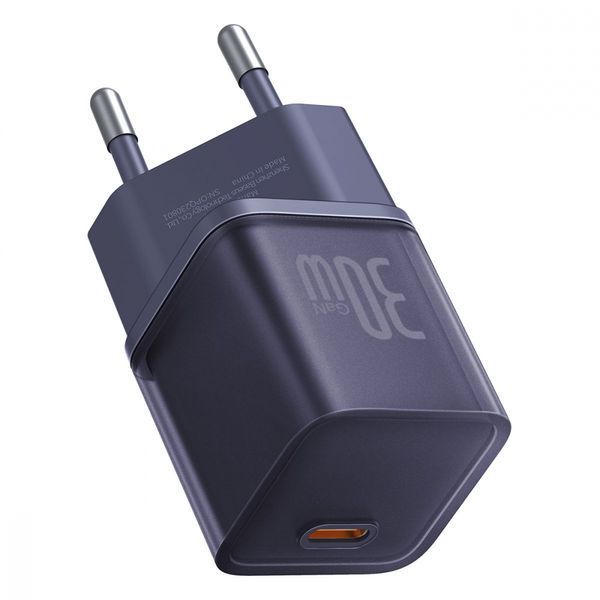 Зарядний Пристрій Baseus GaN5S 30W Wall charger 1Type-C (P10162504113-00) Black 289543 фото