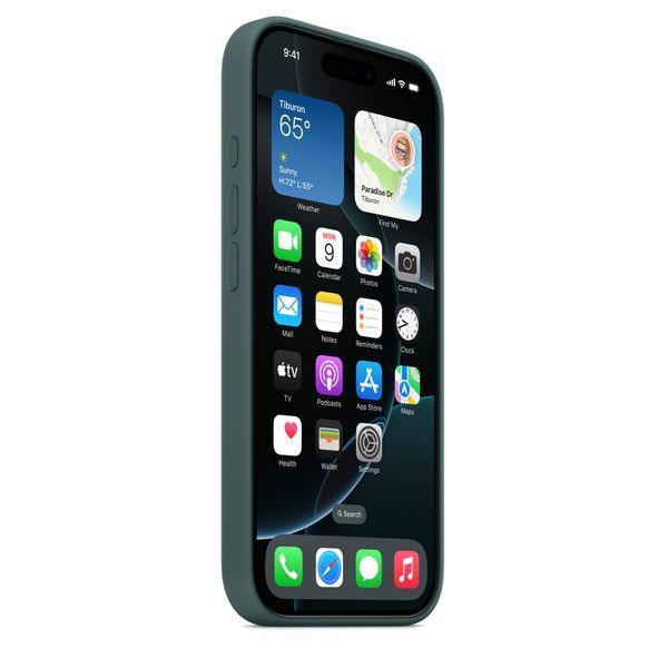 Чохол-накладка Apple iPhone 16 Pro Silicone Case with MagSafe - Lake Green (MYYR3) 321816 фото