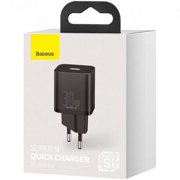 Зарядний Пристрій Baseus 1Type-C Super Si 30W (CCSUP-J01) Black 217022 фото