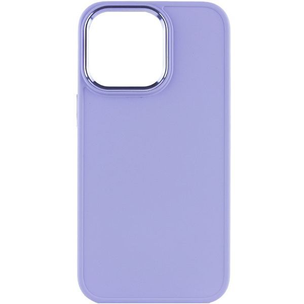 TPU чохол Bonbon Metal Style для Apple iPhone 14 Pro (6.1") Бузковий / Dasheen 257174 фото
